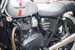 MOTONE CUSTOMS(モートーン)｜サイドカバー リブ グロスブラック｜MTE140