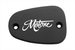MOTONE CUSTOMS(モートーン)｜マスターシリンダーキャップ Motoneロゴ アルミビレット｜SNG224