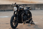 MOTONE CUSTOMS(モートーン)｜クラッチカバー リブ アルミ ブラック｜MMU062