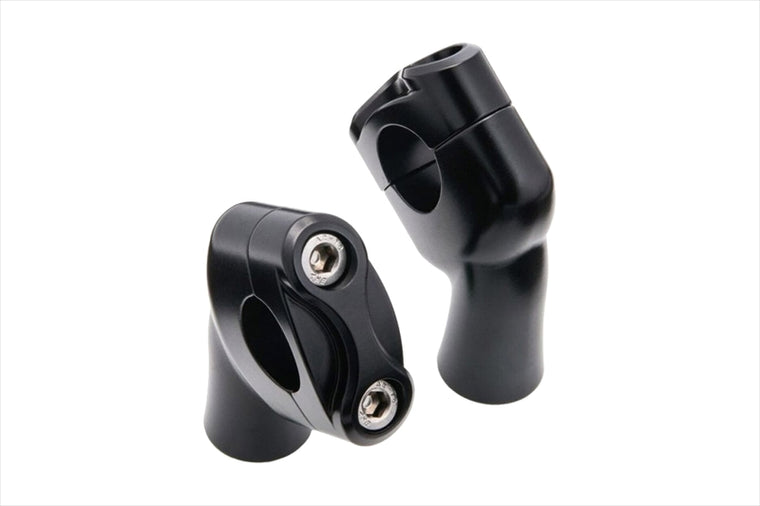 MOTONE CUSTOMS(モートーン)｜ハンドルライザー 25.4mm ブラック｜MTE087+MTE069