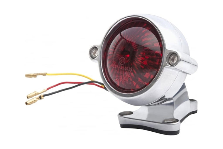 MOTONE CUSTOMS(モートーン)｜LEDテールライト ELDORADO ポリッシュ マウント付キ｜MEL005+MEL013