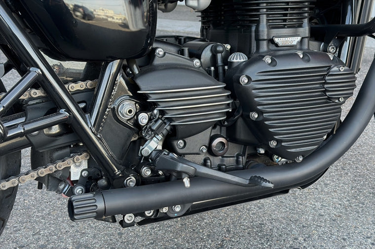 MOTONE CUSTOMS(モートーン)｜エキゾーストエンド JUPITER-2 ブラック｜MMU530