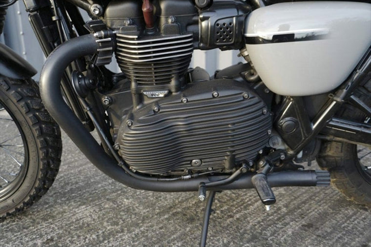 MOTONE CUSTOMS(モートーン)｜エキゾーストエンド JUPITER-2 ブラック｜MMU530