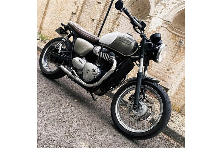MOTONE CUSTOMS(モートーン)｜エキゾーストエンド JUPITER-2 ポリッシュ｜MMU531
