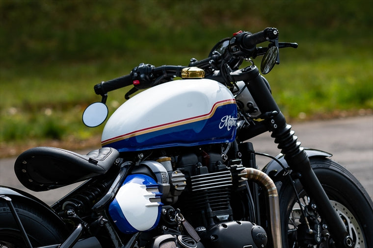 MOTONE CUSTOMS(モートーン)｜モンツァタンクキャップ ブラス｜NMX020+NMX003