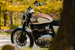 MOTONE CUSTOMS(モートーン)｜フロントフェンダー SHORTY アルミ ブラッシュ｜MTE110