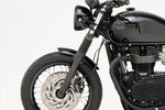 MOTONE CUSTOMS(モートーン)｜フロントフェンダー SHORTY アルミ ブラック｜MTE116
