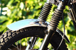 MOTONE CUSTOMS(モートーン)｜フロントフェンダー RACEBLADE アルミ ポリッシュ｜MTE119