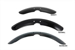 MOTONE CUSTOMS(モートーン)｜フロントフェンダー RACEBLADE アルミ ブラック｜MTE123
