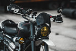 MOTONE CUSTOMS(モートーン)｜スクリーン MICROBLADE アルミ グロスブラック｜MTE187