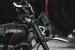 MOTONE CUSTOMS(モートーン)｜スクリーン MICROBLADE アルミ グロスブラック｜MTE187