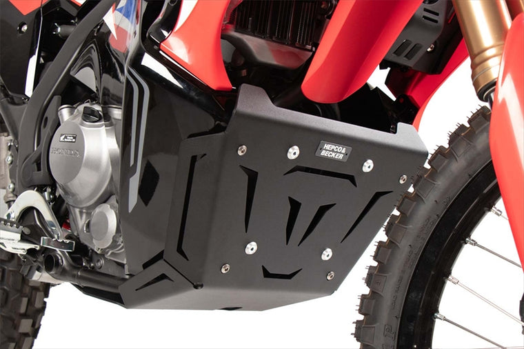 HEPCO&BECKER(ヘプコアンドベッカー) | スキッドプレート ブラック | 8109535 00 01 | CRF300Rally/250Rally 21-25