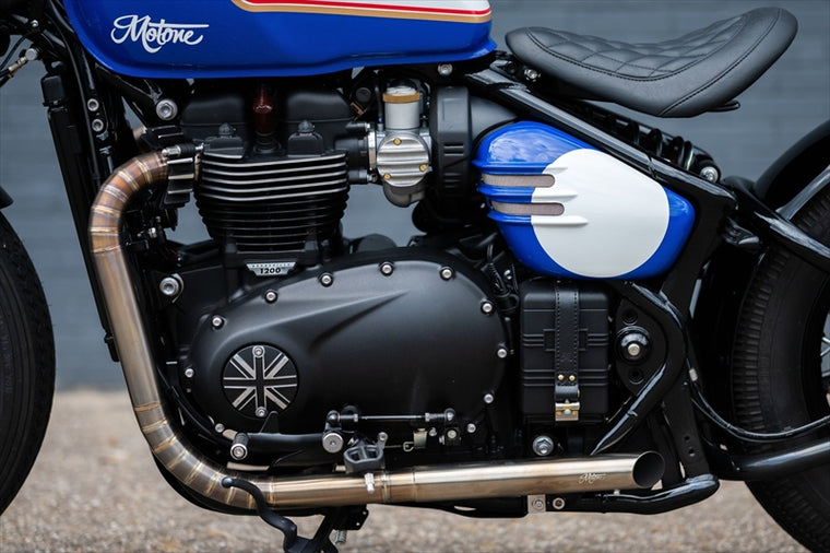 MOTONE CUSTOMS(モートーン)｜バッテリーベルト BELTANE レザー ブラック｜BBB001