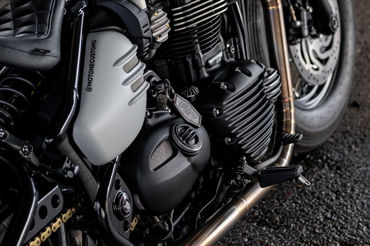 MOTONE CUSTOMS(モートーン)｜フットレスト ブラック｜MMU502