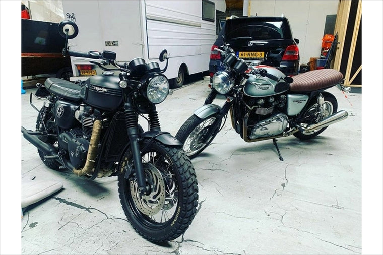 MOTONE CUSTOMS(モートーン)｜シート スキニー KRAIT リブ タバコブラウン｜MSM018