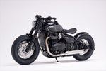 MOTONE CUSTOMS(モートーン)シート KING COBRA リブ ブラックMSM029