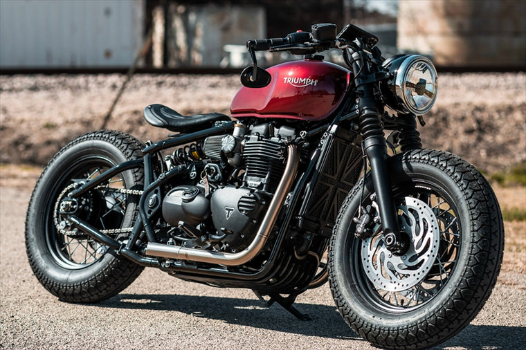 MOTONE CUSTOMS(モートーン)シート KING COBRA リブ ブラックMSM029