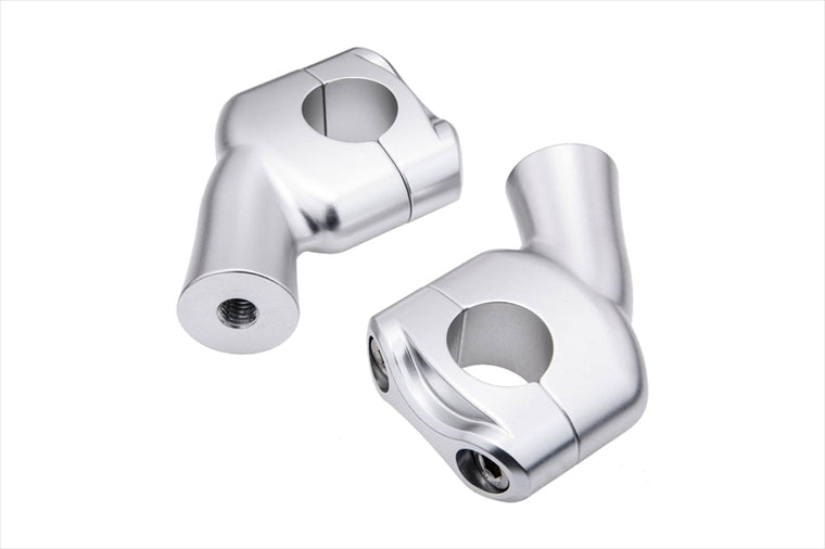 MOTONE CUSTOMS(モートーン)｜ハンドルライザー 28.6mm シルバー｜MTE096