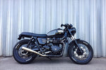MOTONE CUSTOMS(モートーン)｜サイドカバー リブ グロスブラック｜MTE128
