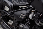 MOTONE CUSTOMS(モートーン)｜サイドカバー VENTURA リブ マットブラック｜MTE164