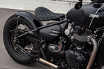 MOTONE CUSTOMS(モートーン)｜サイドカバー VENTURA リブ マットブラック｜MTE164