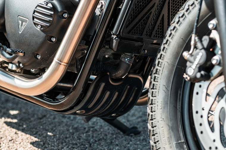 MOTONE CUSTOMS(モートーン)アンダーガード DEFENDER アルミ ブラックMTE182