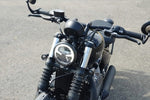 MOTONE CUSTOMS(モートーン)｜フロントウインカーステー 47mmフォーククランプ ブラック M10｜PXN047B