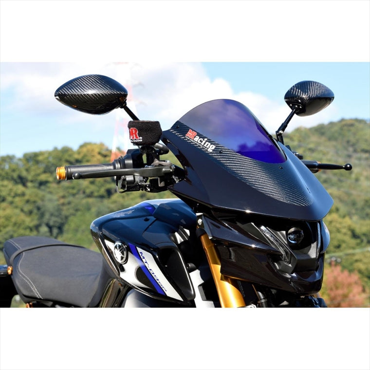 バイクパーツ 外装<br>マジカルレーシング アッパーカウル/FRP黒x綾織/<br>001-MT0922-04AS 4550255839277<br>スーパーコートMT-09/SP 21-<br>