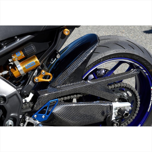 バイクパーツ 外装<br>マジカルレーシング リアフェンダー/綾織カーボン<br>001-MT0922-500A 4550255839338<br>MT-09/SP 21-<br>
