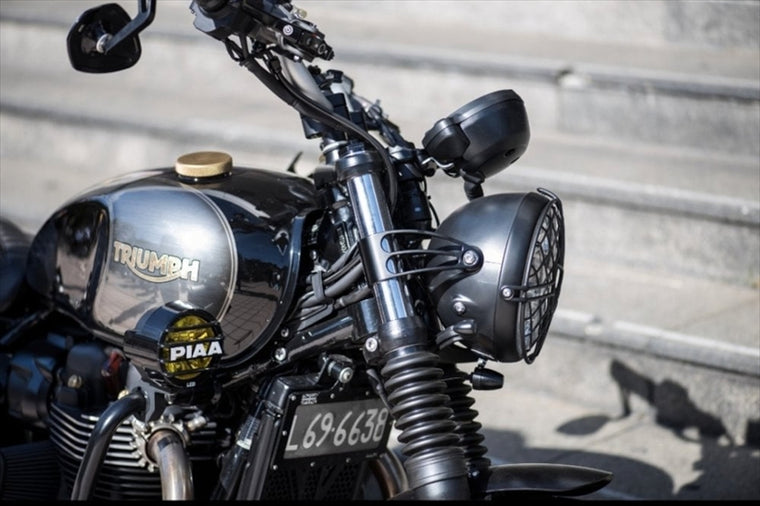 MOTONE CUSTOMS(モートーン)｜フロントウインカーステー BOOMERANG ステム下マウント M8/M10用｜MMU591