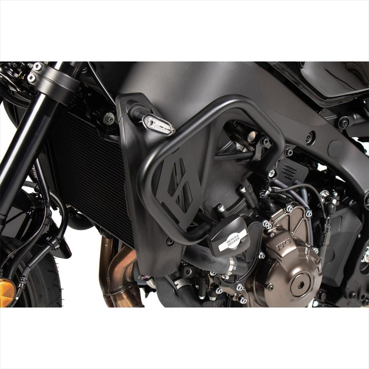 HEPCO&BECKER(ヘプコアンドベッカー) | エンジンガード ブラック クラッシュパッド付 | 5014562 00 01 | XSR900 22-23