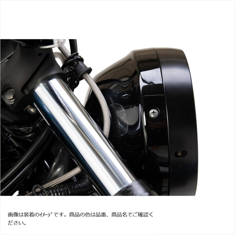 スウェッジラインプロ｜フロントホースキット ステンBLK/クリア｜BTP381FS