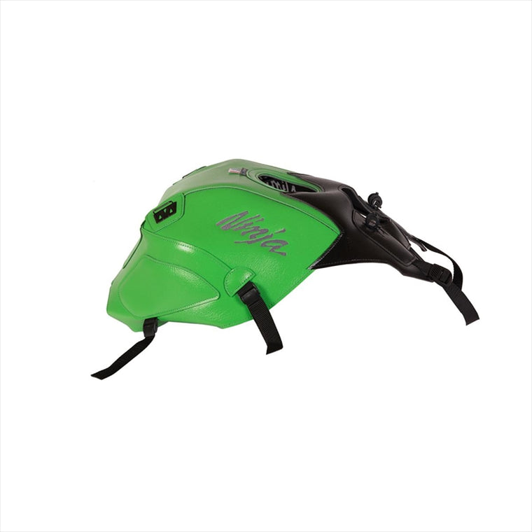 BAGSTER(バグスター) | タンクカバー グリーン/ブラック | 1733A | Ninja650/Z650 17-25