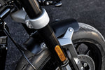 MOTONE CUSTOMS(モートーン)｜フロントフェンダー SHORTY アルミ ブラック｜MTE199
