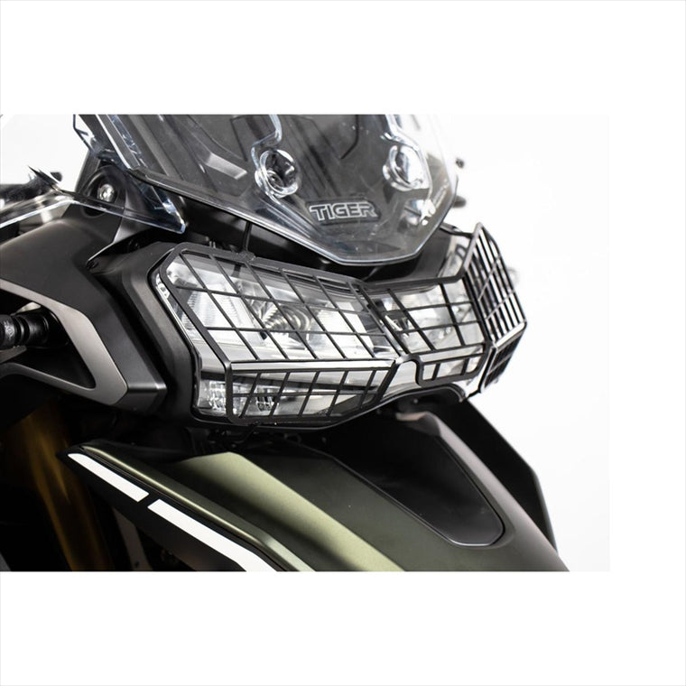 HEPCO&BECKER(ヘプコアンドベッカー) | ヘッドライトグリル ブラック | 7007640 00 01 | Tiger1200 GT/GT Pro/ GT Explorer/ Rally Explorer他 22-23