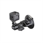 ラムマウント｜GoProマウント＆サクションベースセット(ショートアーム) 吸盤径69.8mm 1インチボール｜RAM-B-166-A-GOP1U