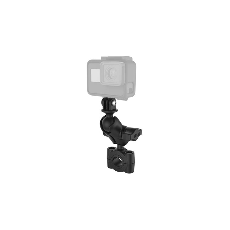 ラムマウント｜GoProマウント＆バーマウントベース(M)セット(ショートアーム) φ19.05-25.4mm対応 1インチボール｜RAM-B408-75-1AGOP1U