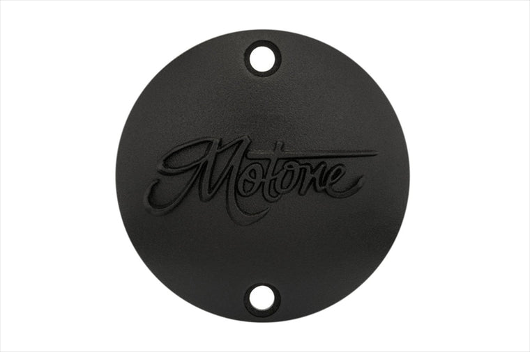 MOTONE CUSTOMS(モートーン)｜ジェネレーターバッジ Motoneロゴ ブラック｜MMU096