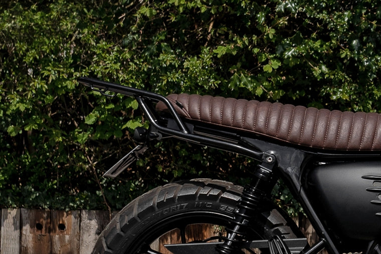 MOTONE CUSTOMS(モートーン)リアラック GRAND TOURER ブラックMCB024