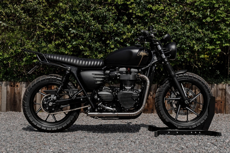 MOTONE CUSTOMS(モートーン)リアラック GRAND TOURER ブラックMCB024