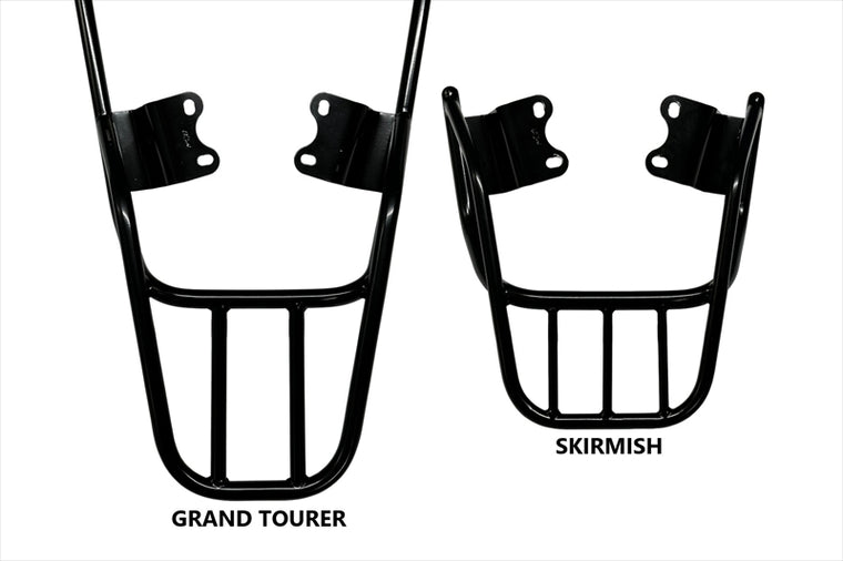 MOTONE CUSTOMS(モートーン)リアラック GRAND TOURER ブラックMCB024