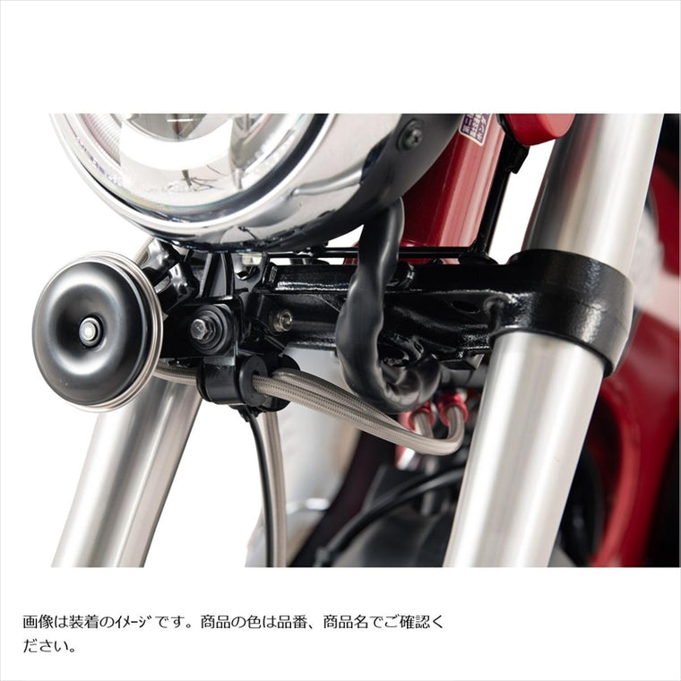スウェッジラインプロ｜フロントホースキット ステン/BLK｜STPB0054FS