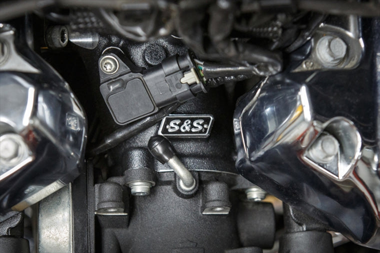 エスアンドエスサイクル | S＆S 55mm Performance Manifold ブラック M8 17-23 | 160-0276