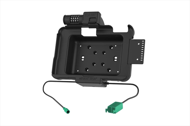 RAM MOUNTS(ラムマウント)｜GDSパワードック Zebra ET5x[8.3/8.4in]専用 ロック付 ボール無｜RAM-HOL-ZE10PD2CLU