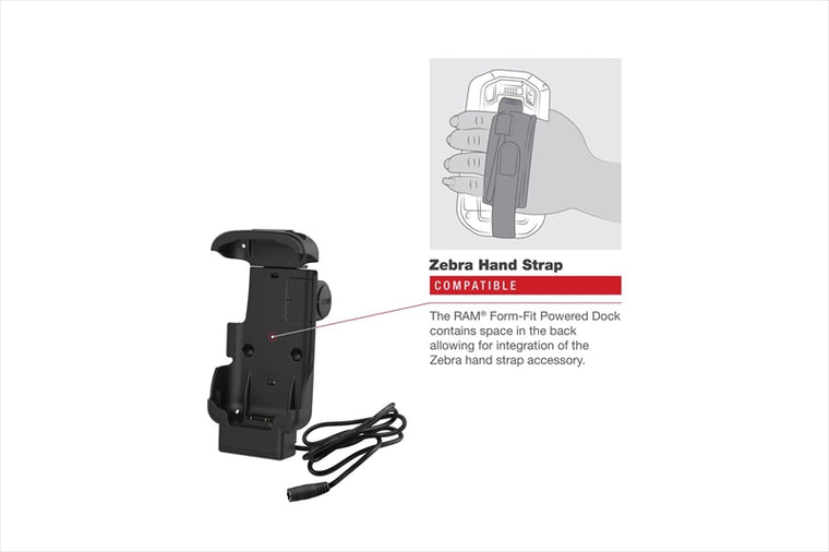 RAM MOUNTS(ラムマウント)｜GDSパワードック Zebra TC73/78専用 ボール無｜RAM-HOL-ZE17-1U