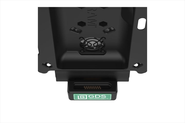 RAM MOUNTS(ラムマウント)｜GDSパワードック Samsung Active4Pro/Active Pro クーリングファン/データポート付 ボール無｜RAM-GDSDOCKF-SAM54CU
