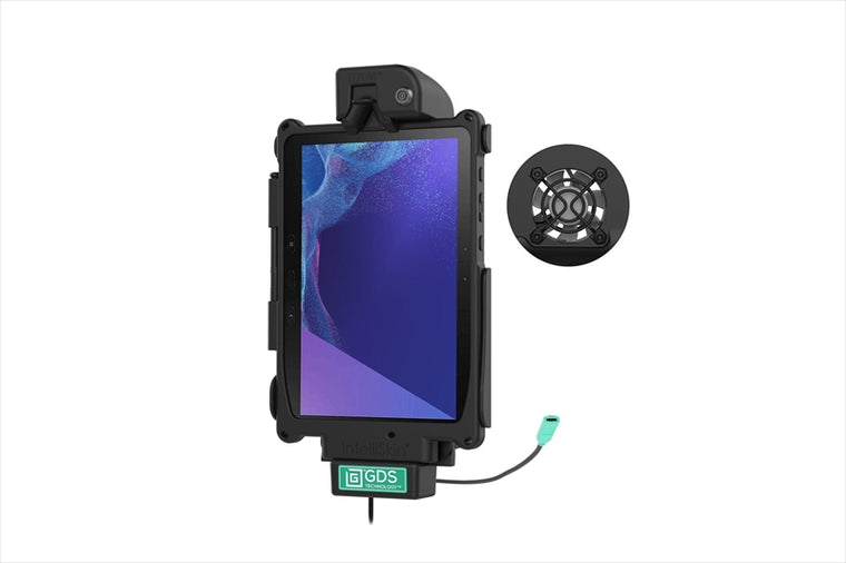 RAM MOUNTS(ラムマウント)｜GDSパワードック Samsung Tab Active4Pro専用 クーリングファン/データポート付 ボール無｜RAM-GDSDOCKLFSAM54CU