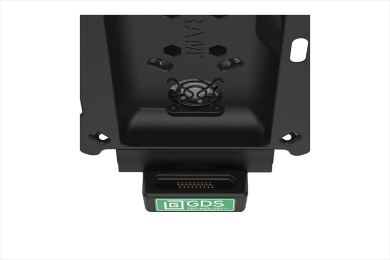 RAM MOUNTS(ラムマウント)｜GDSパワードック Samsung Tab Active4Pro専用 クーリングファン/データポート付 ボール無｜RAM-GDSDOCKLFSAM54CU