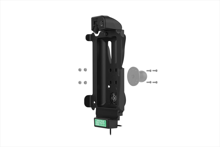 RAM MOUNTS(ラムマウント)｜GDSパワードック Samsung Tab Active4Pro専用 クーリングファン/データポート付 ボール無｜RAM-GDSDOCKLFSAM54CU