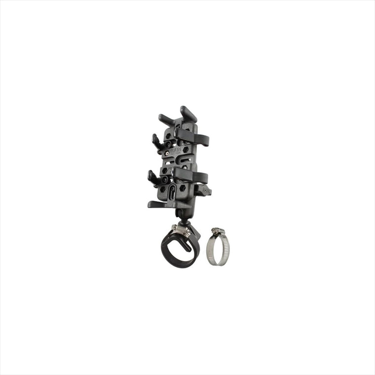 RAM MOUNTS(ラムマウント) | フィンガーグリップ＆ベルトクランプベースセット 標準アーム  φ25.4-53.3mm対応 1インチボール | RAM-B-108-UN4 | RAM-B-108-UN4